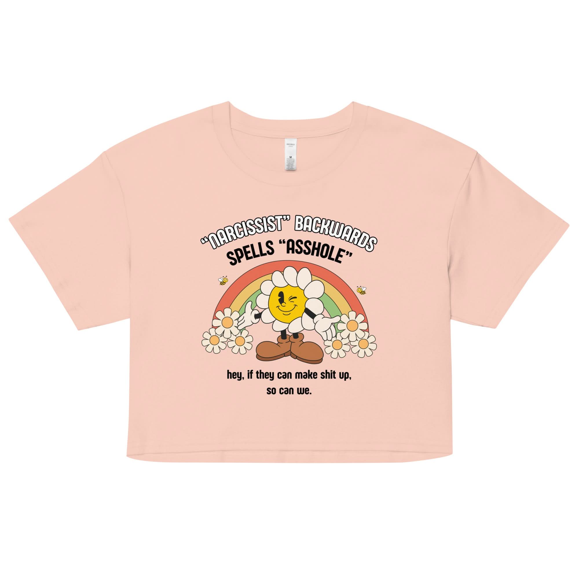Narcissist Backwards Crop Top