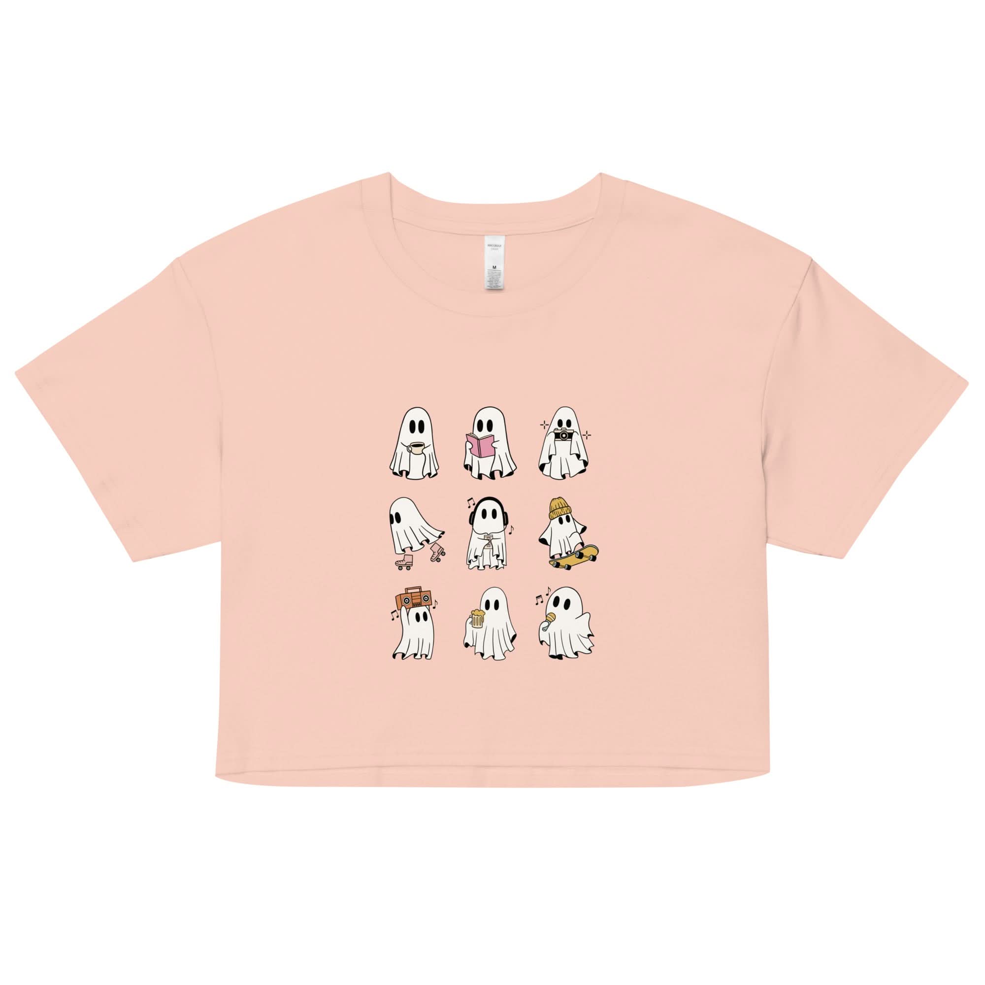 Ghosts Crop Top