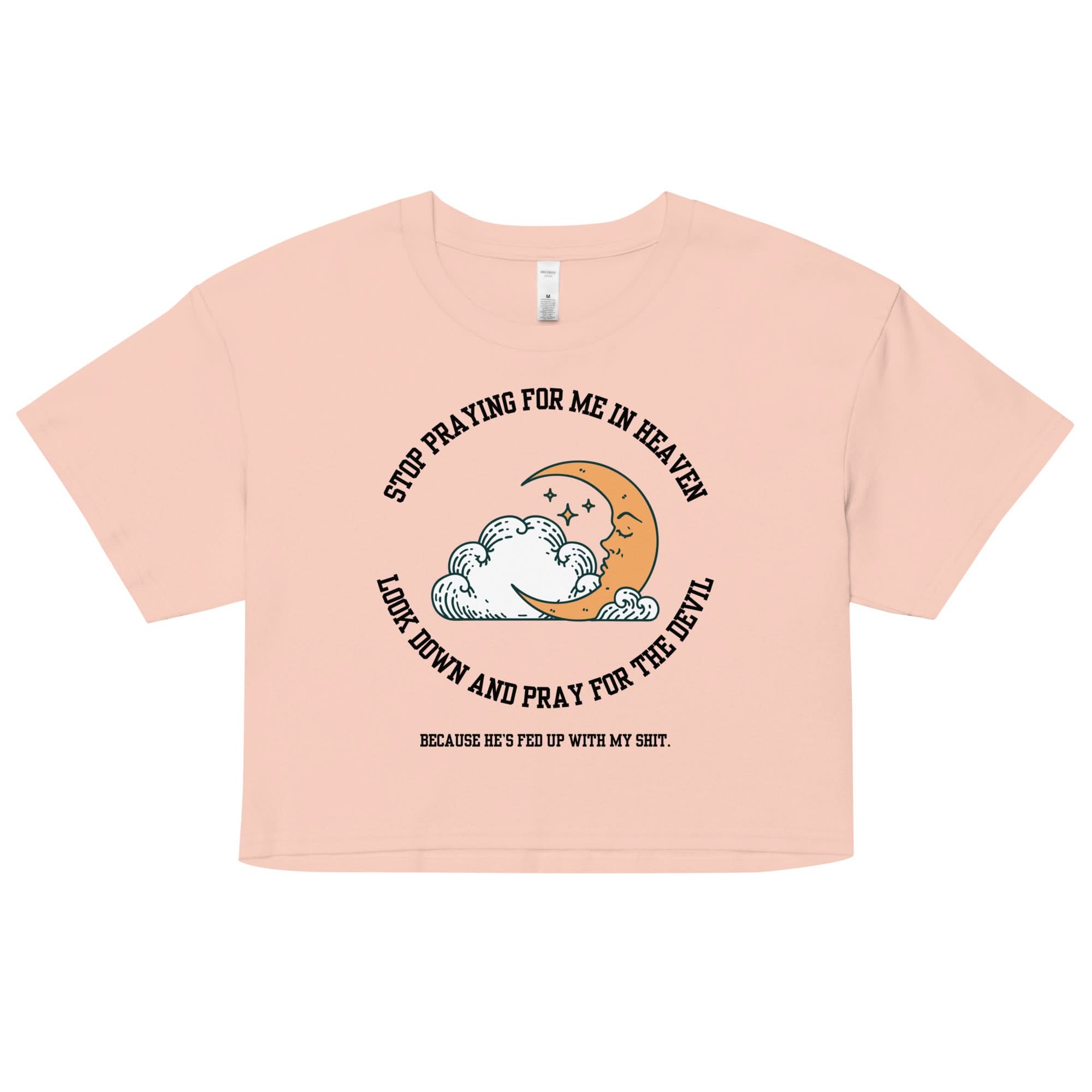 Pray for the Devil Crop Top
