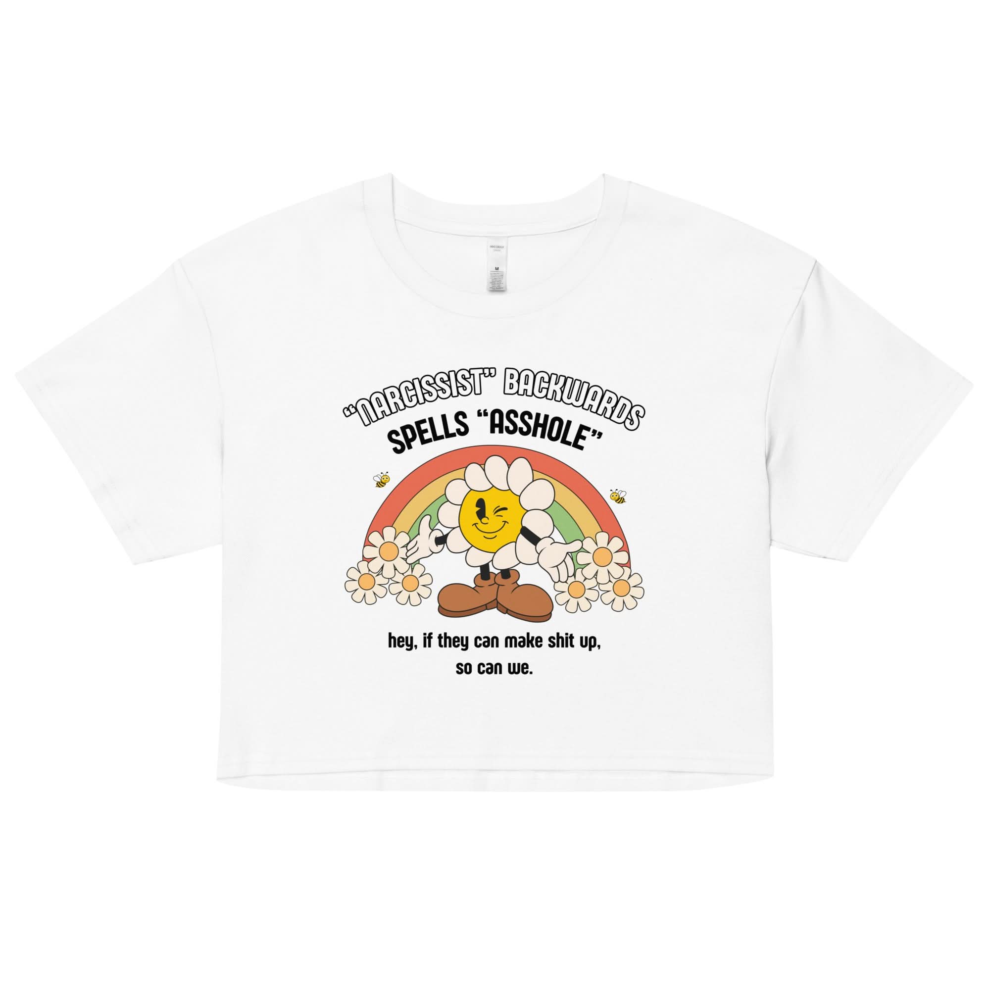 Narcissist Backwards Crop Top