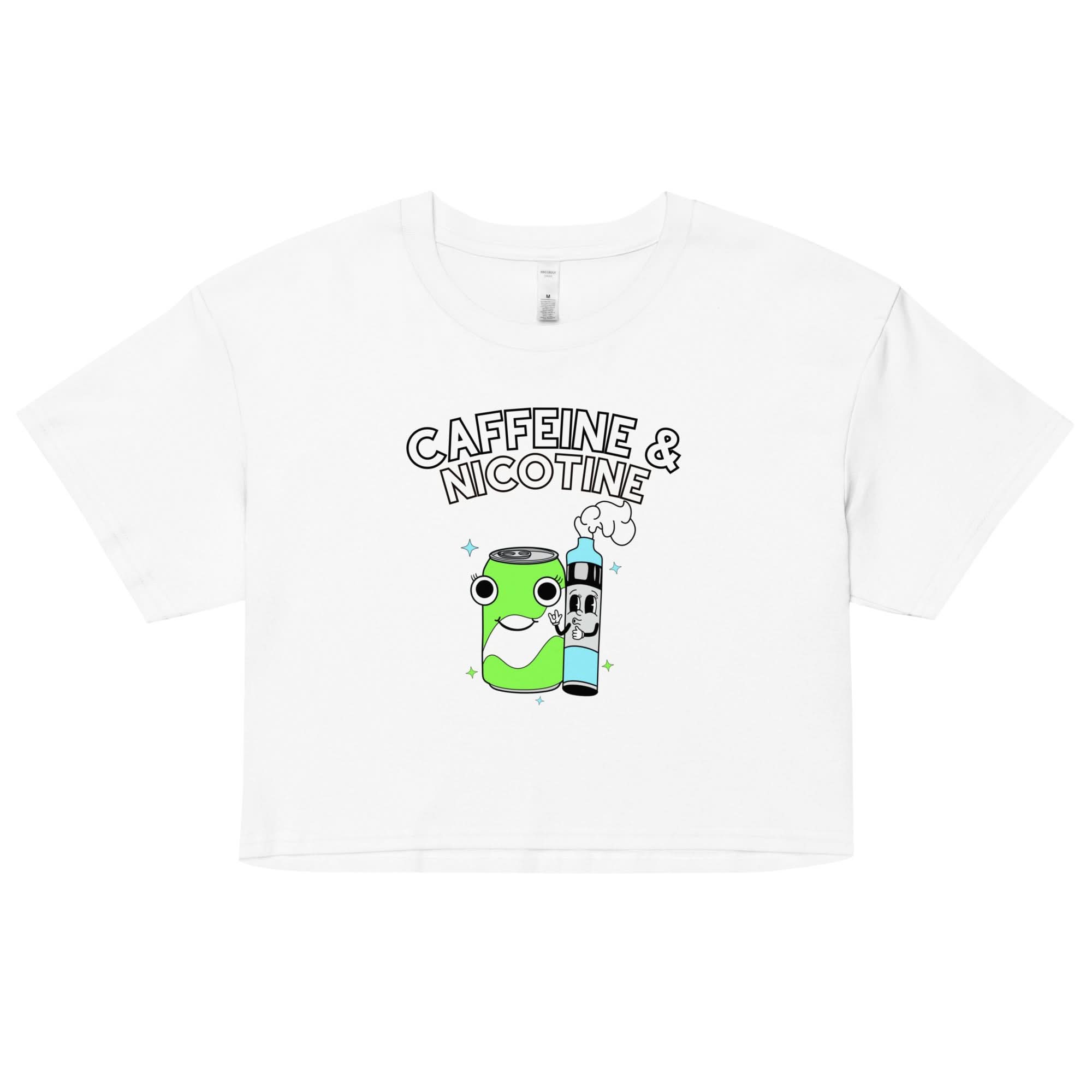 Caffeine & Nicotine Crop Top