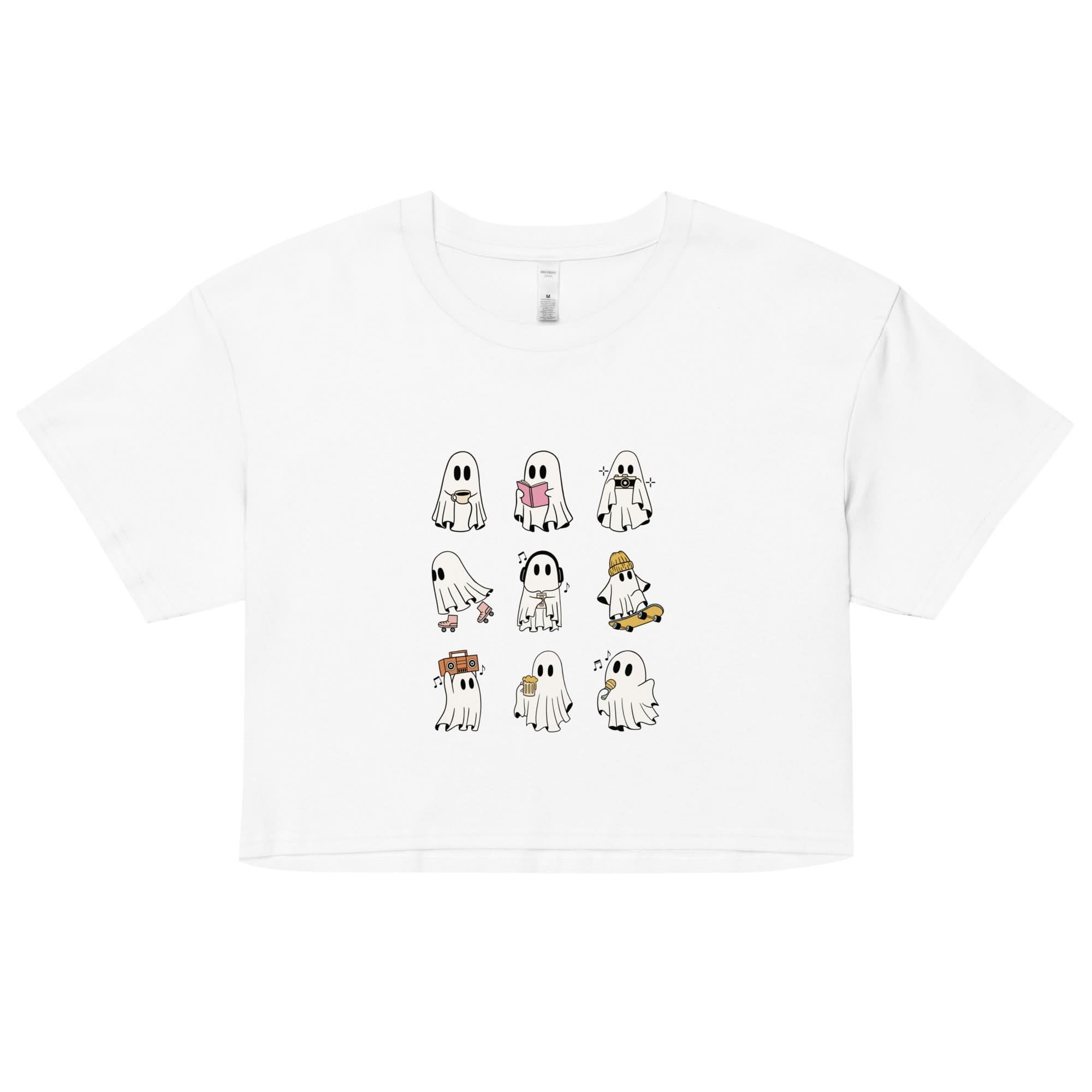 Ghosts Crop Top