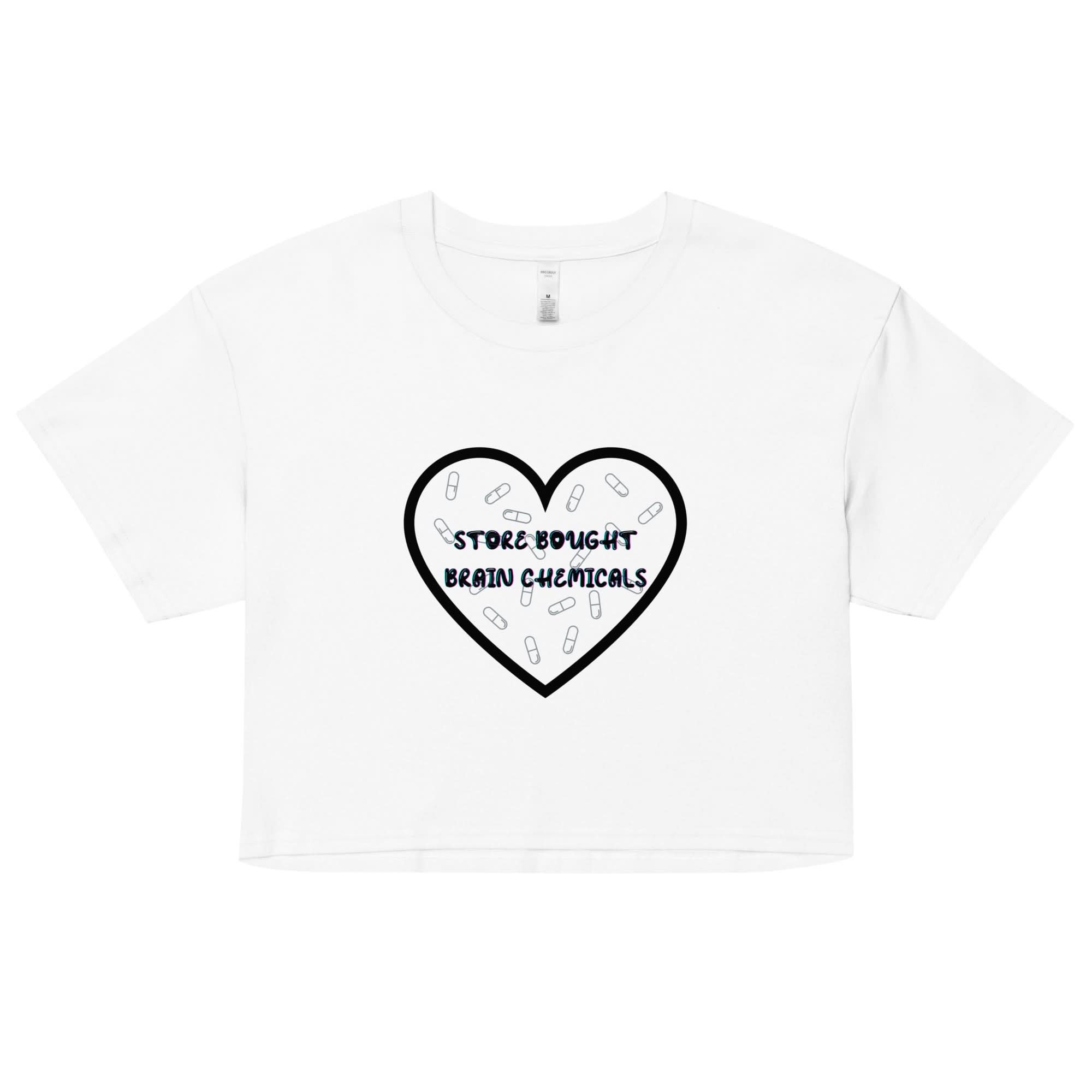 Store Bought Brain Chemicals Crop Top