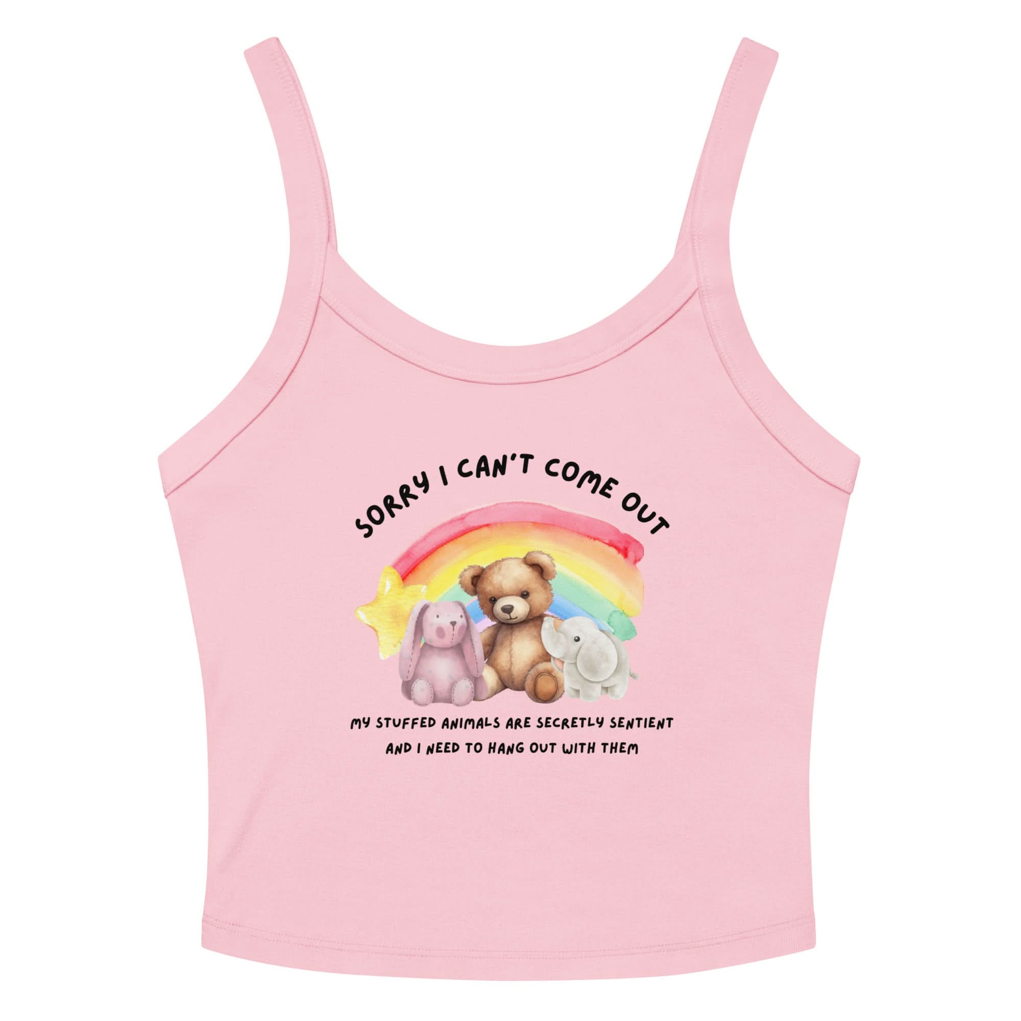 Stuffed Animals Crop Tank Top