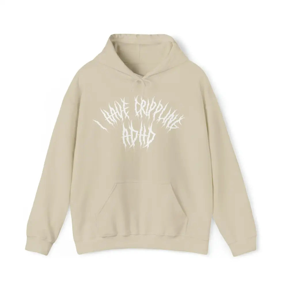 Adhd Hoodie Sand / L