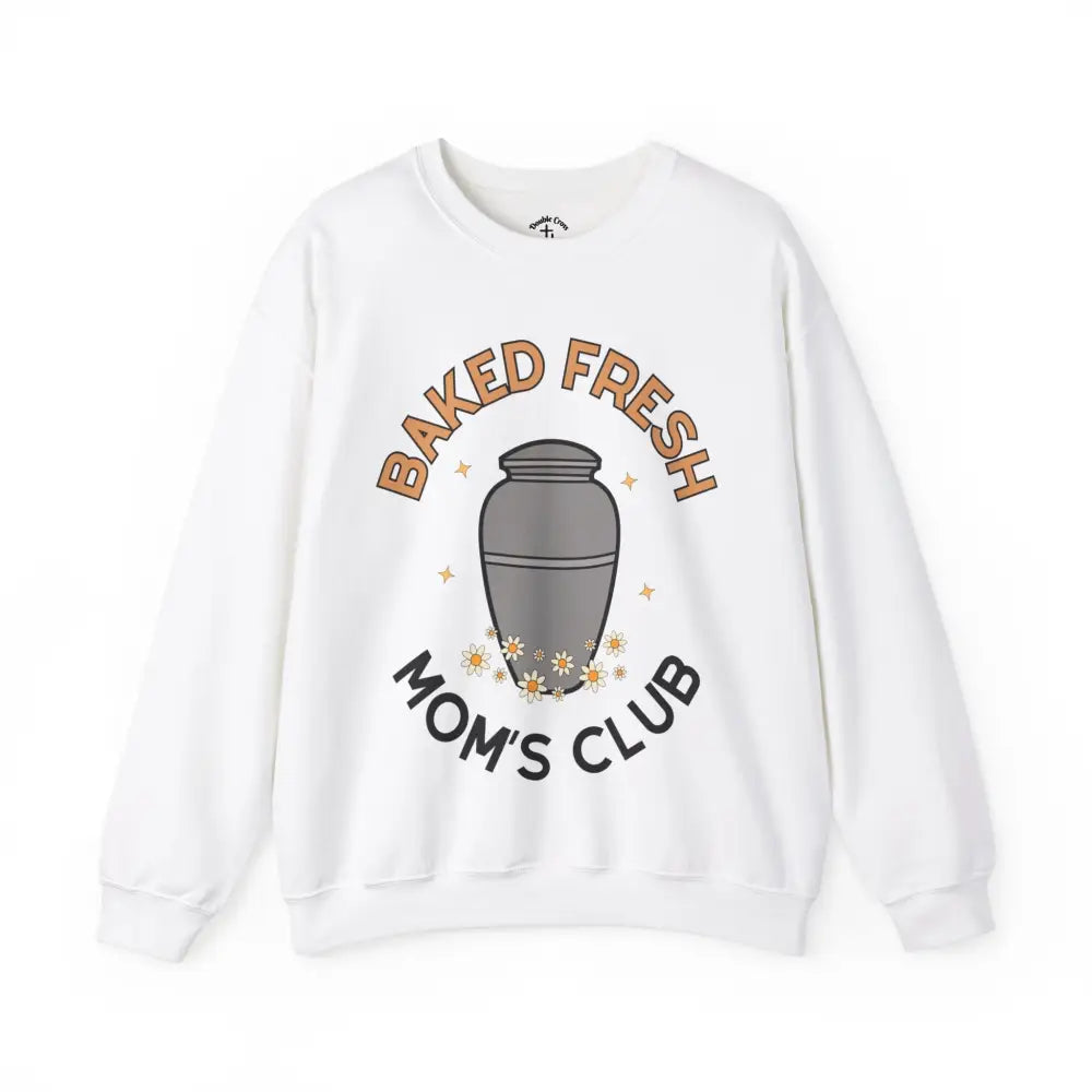 Baked Fresh Mom’s Crewneck S / White Sweatshirt