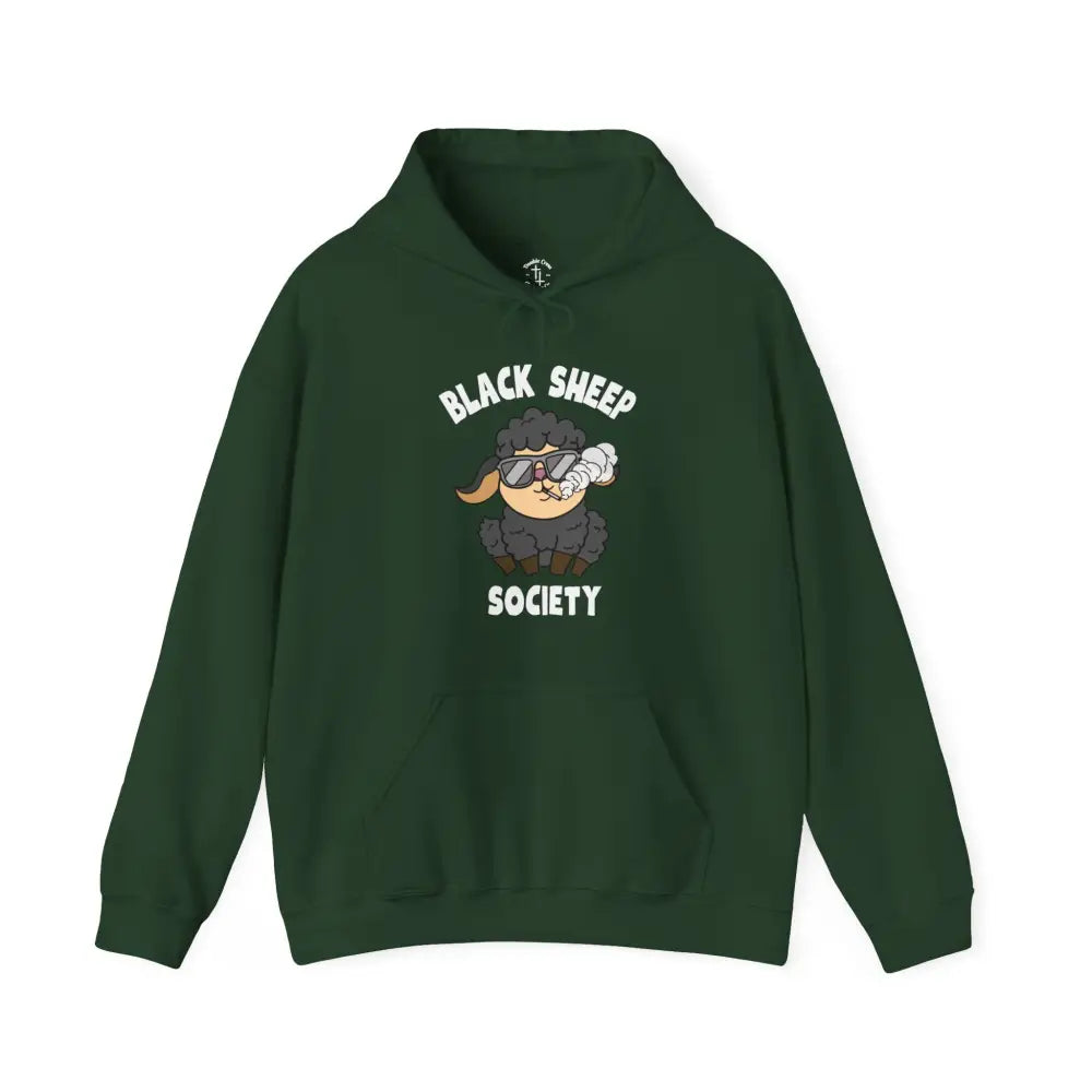 Black Sheep Hoodie Forest Green / S