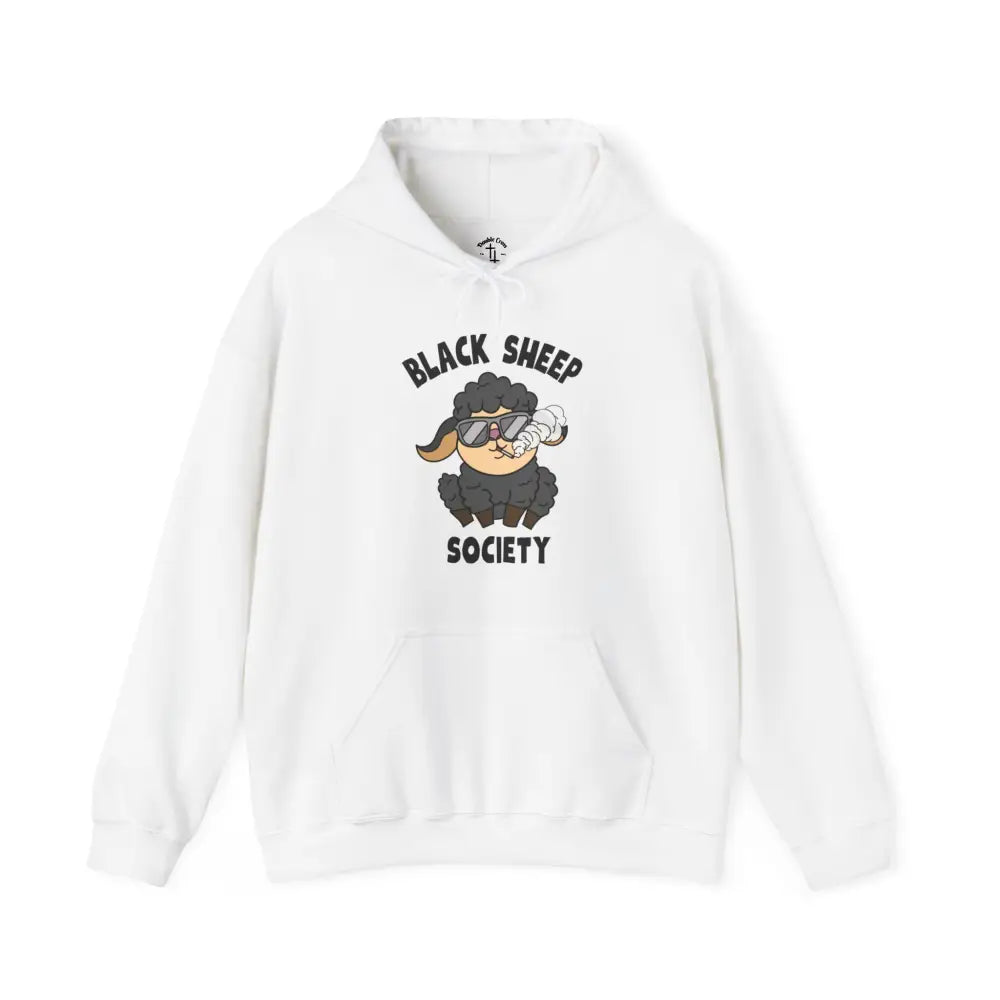 Black Sheep Hoodie White / S