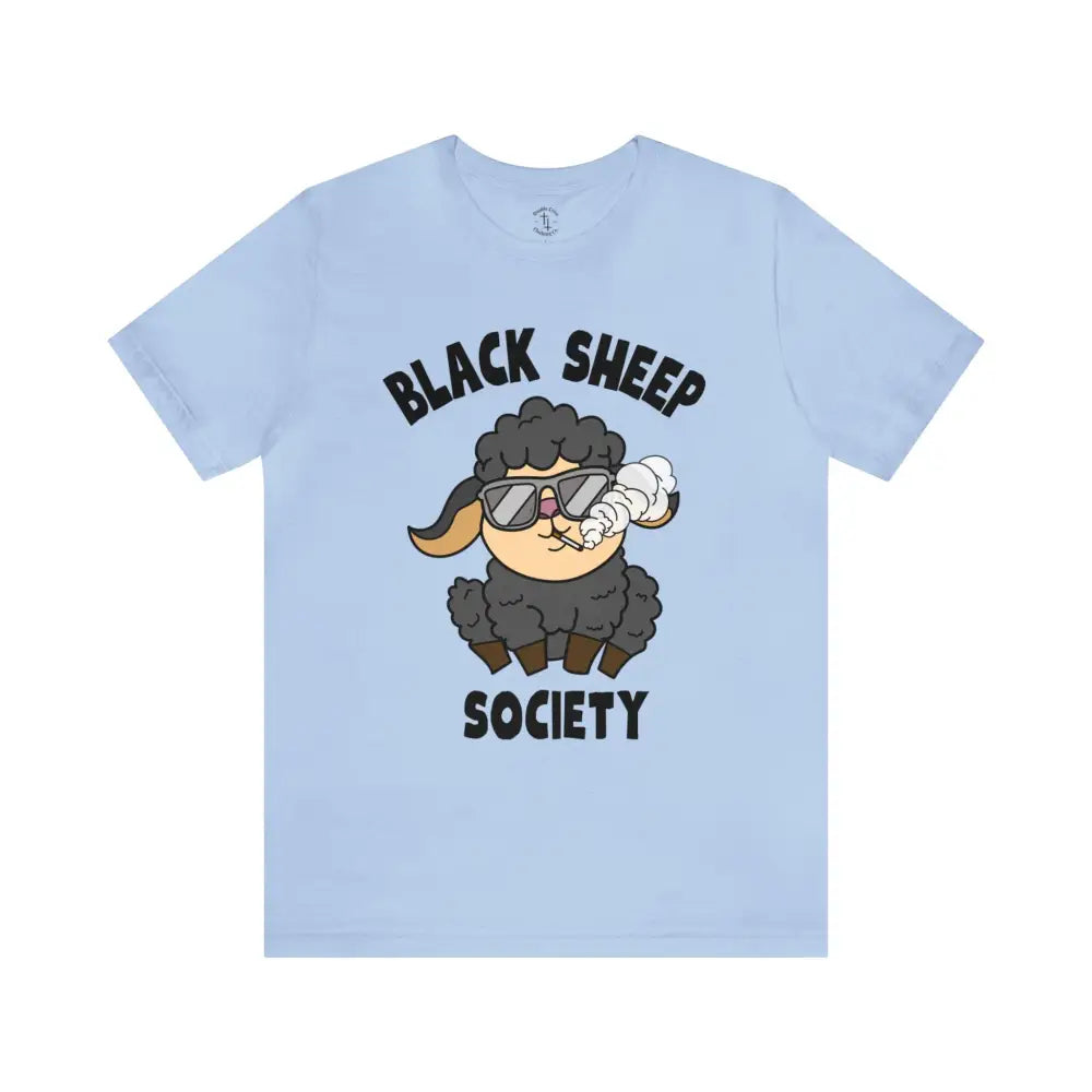 Black Sheep T - Shirt Baby Blue / Xs