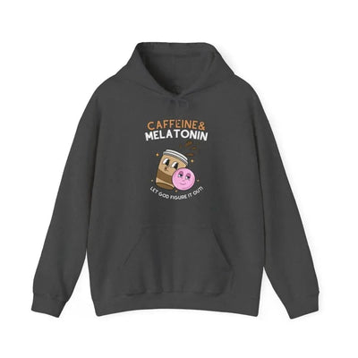 Caffeine Hoodie Dark Heather / S