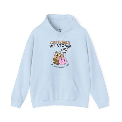 Caffeine Hoodie Light Blue / S