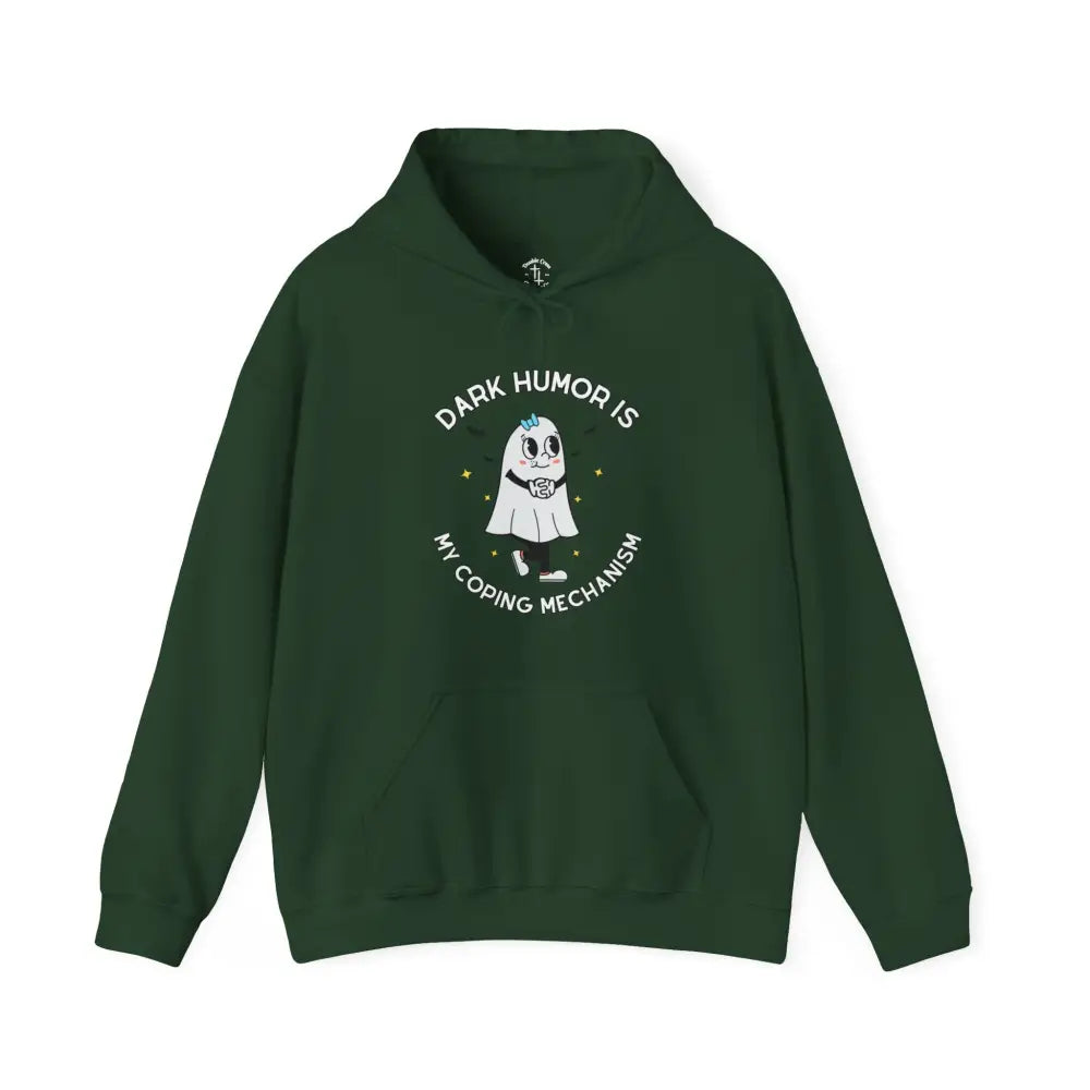 Dark Humor Hoodie Forest Green / S