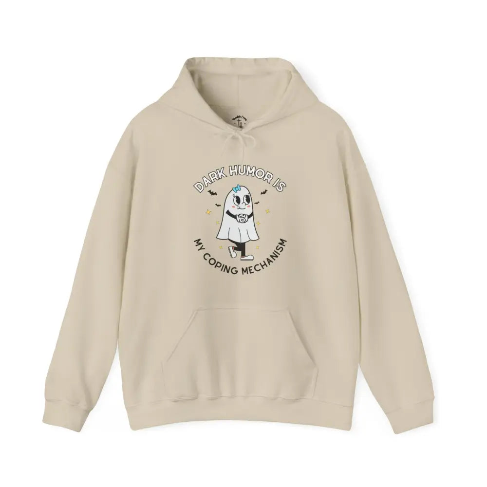 Dark Humor Hoodie Sand / S