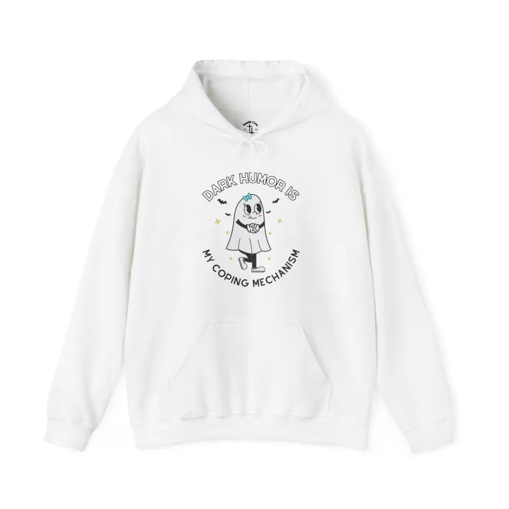 Dark Humor Hoodie White / S