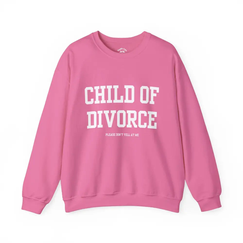 Divorce Crewneck S / Safety Pink Sweatshirt