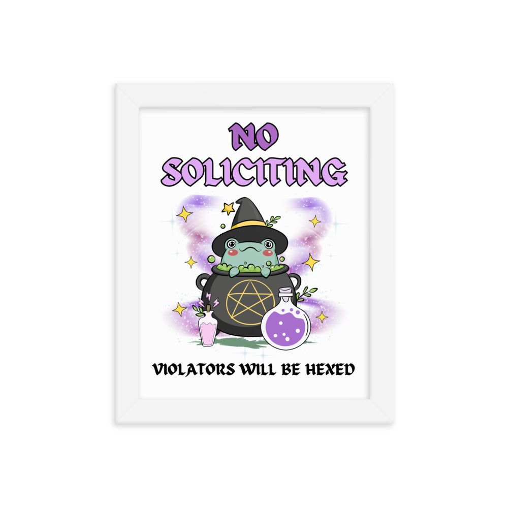 Violators Will Be Hexed Framed Matte Print