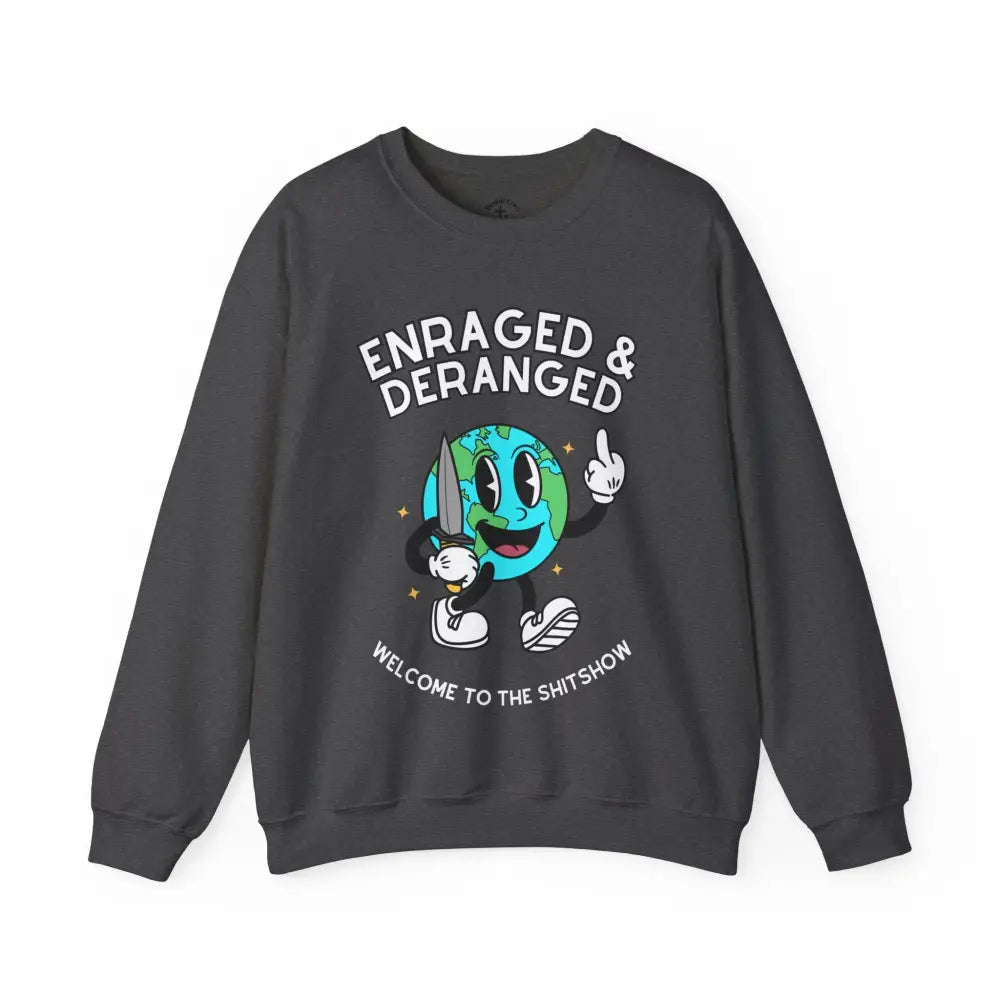 Enraged Crewneck S / Dark Heather Sweatshirt