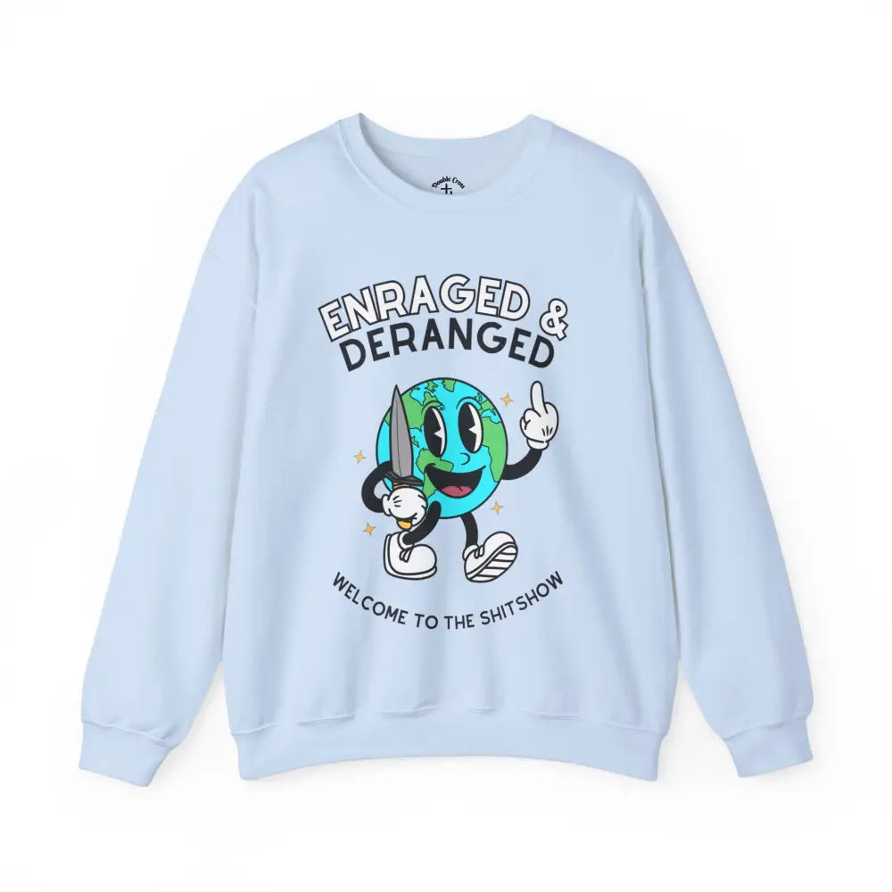 Enraged Crewneck S / Light Blue Sweatshirt