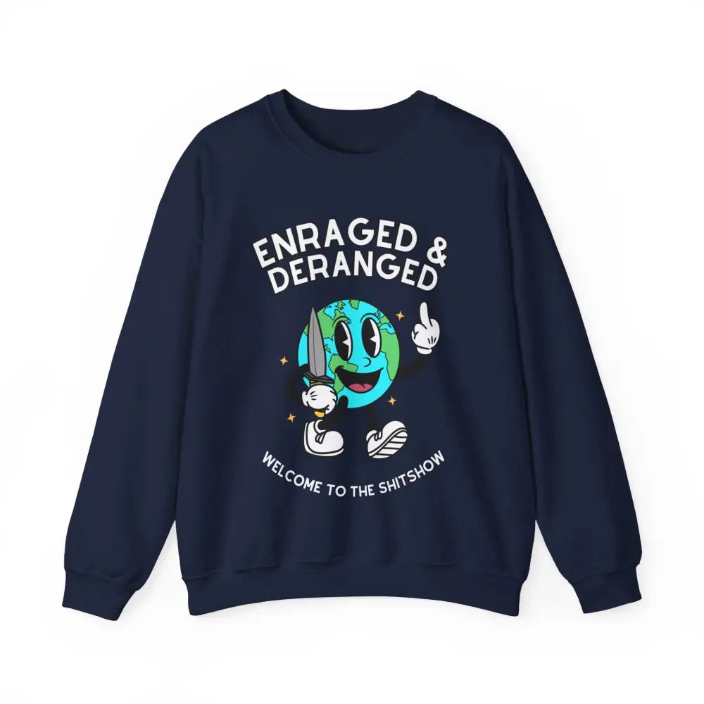 Enraged Crewneck S / Navy Sweatshirt