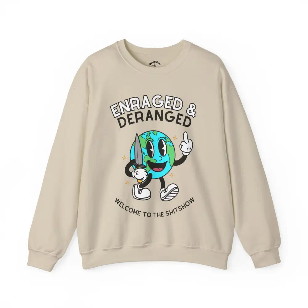 Enraged Crewneck S / Sand Sweatshirt