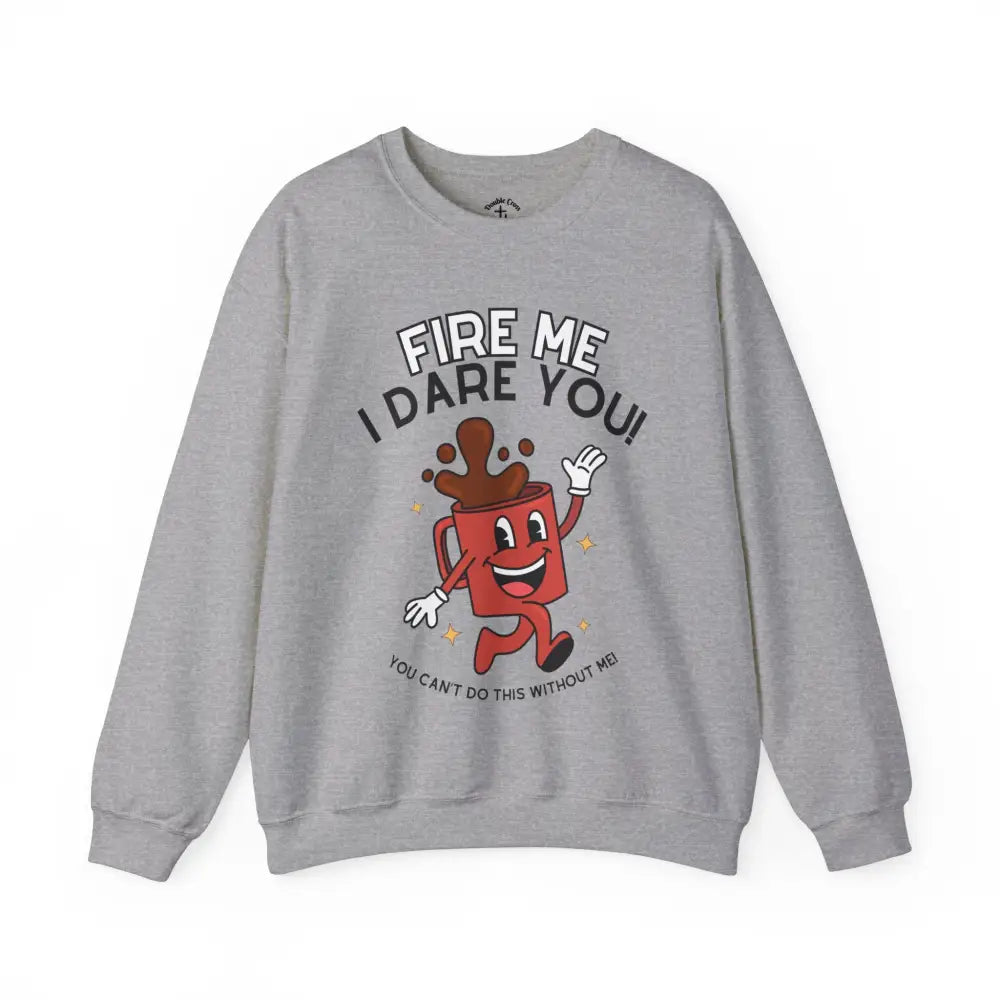 Fire Me Crewneck S / Sport Grey Sweatshirt