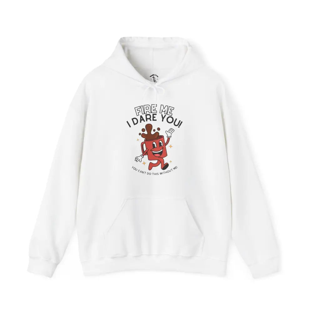 Fire Me Hoodie White / S