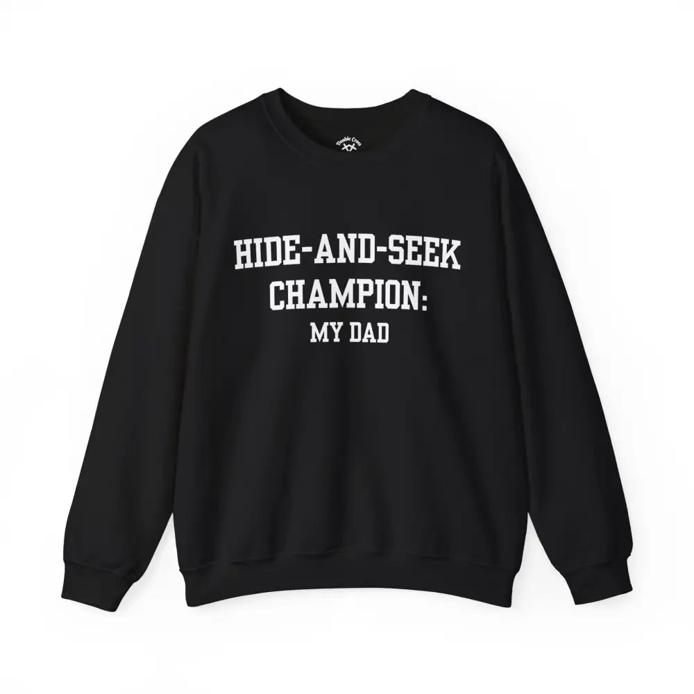 Hide-And-Seek Crewneck S / Black Sweatshirt