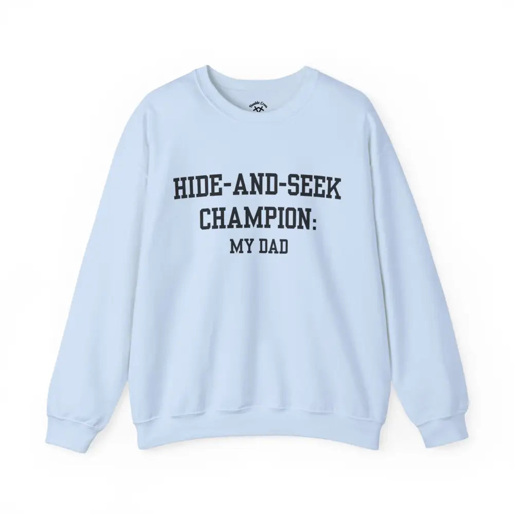 Hide-And-Seek Crewneck S / Light Blue Sweatshirt