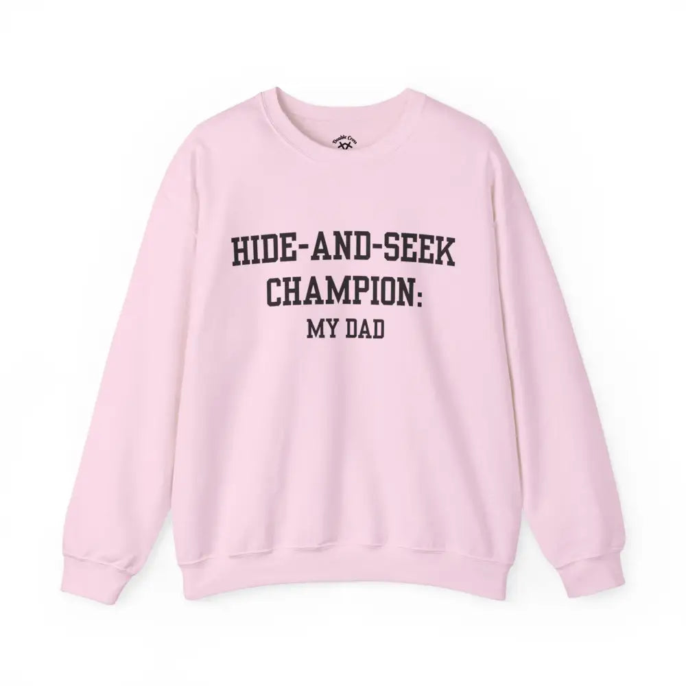 Hide-And-Seek Crewneck S / Light Pink Sweatshirt