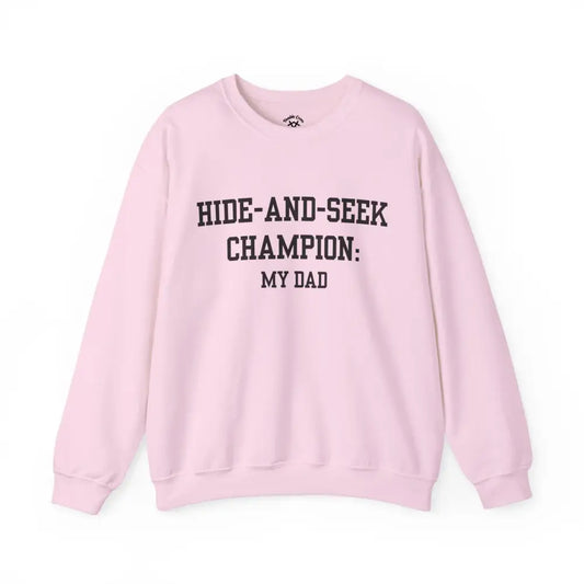 Hide-And-Seek Crewneck S / Light Pink Sweatshirt