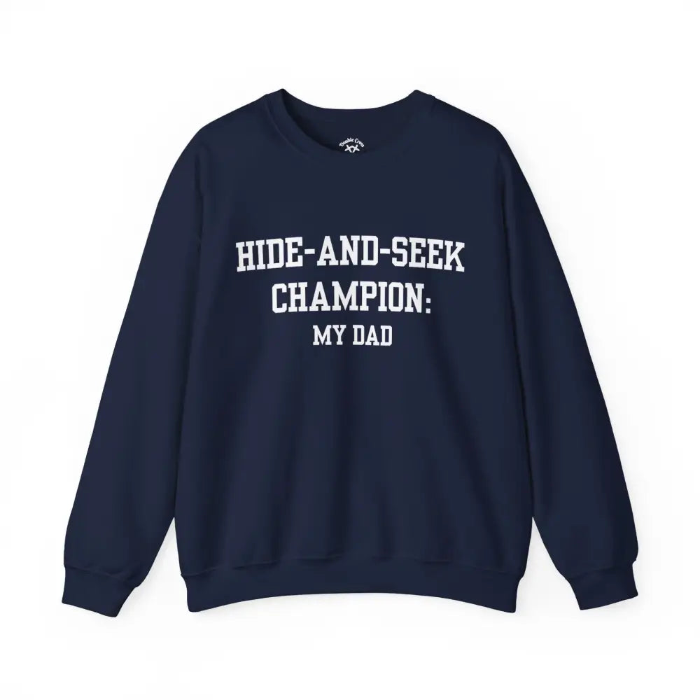 Hide-And-Seek Crewneck S / Navy Sweatshirt