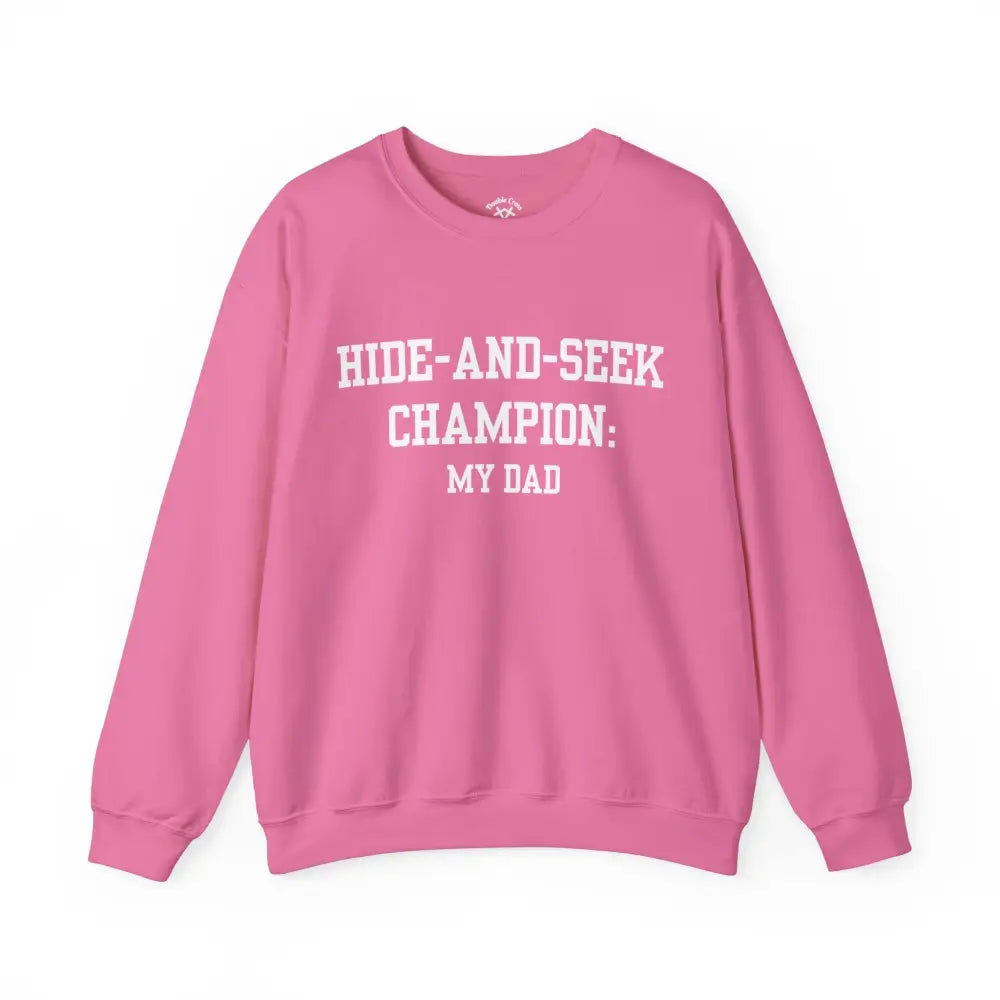 Hide-And-Seek Crewneck S / Safety Pink Sweatshirt