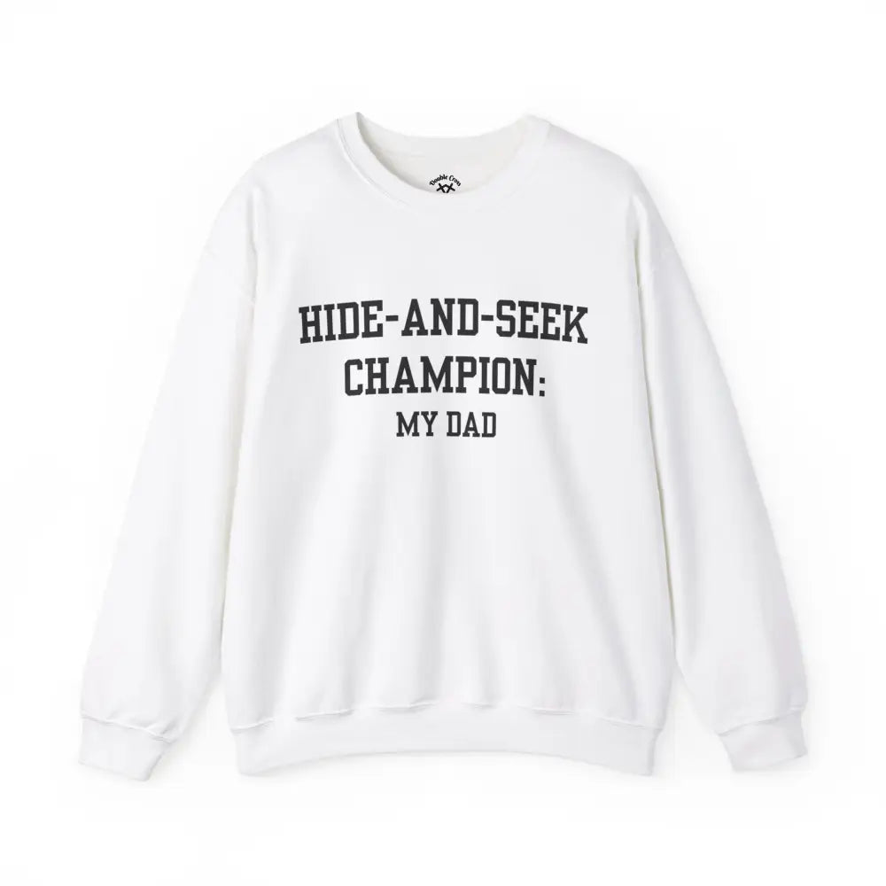 Hide-And-Seek Crewneck S / White Sweatshirt