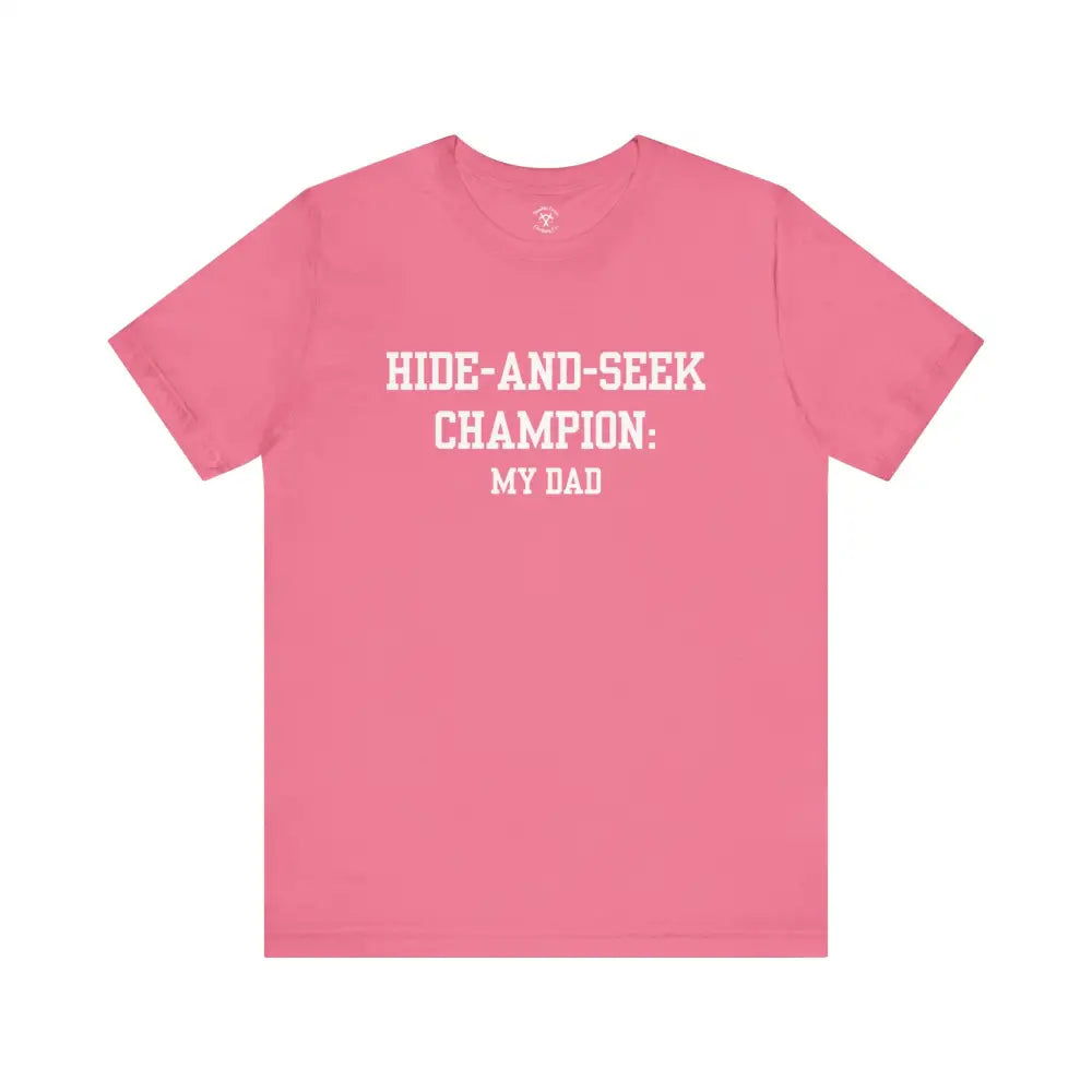 Hide-And-Seek T-Shirt Charity Pink / Xs