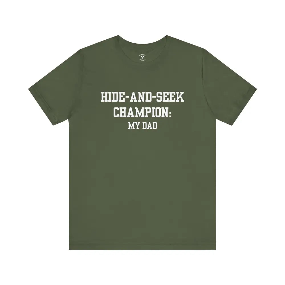 Hide-And-Seek T-Shirt Military Green / Xs