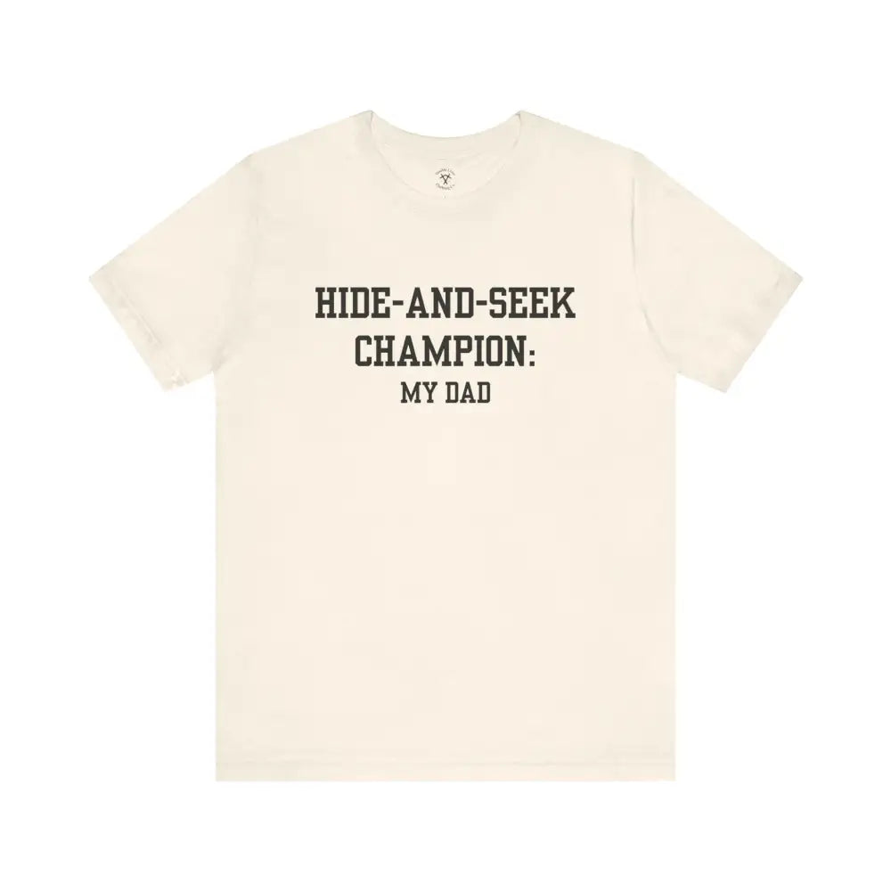 Hide-And-Seek T-Shirt Natural / Xs