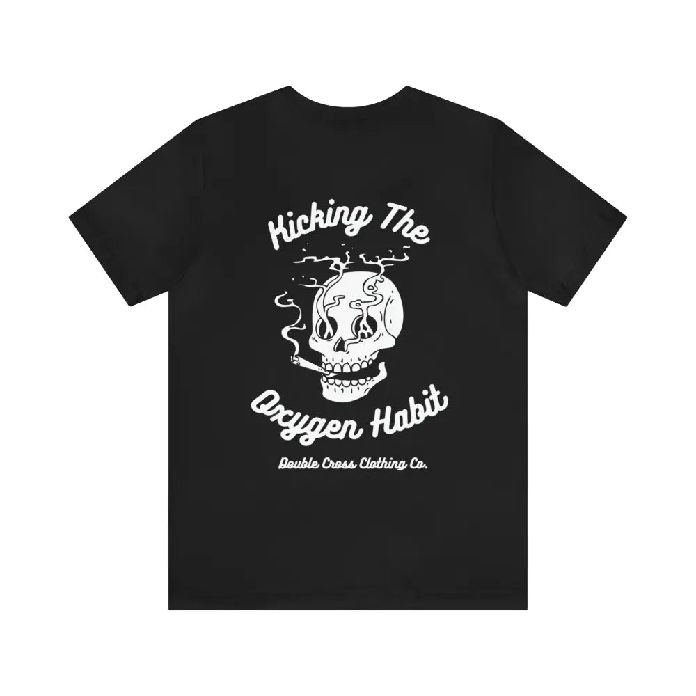 Kicking The Oxygen Habit T - Shirt Black / S