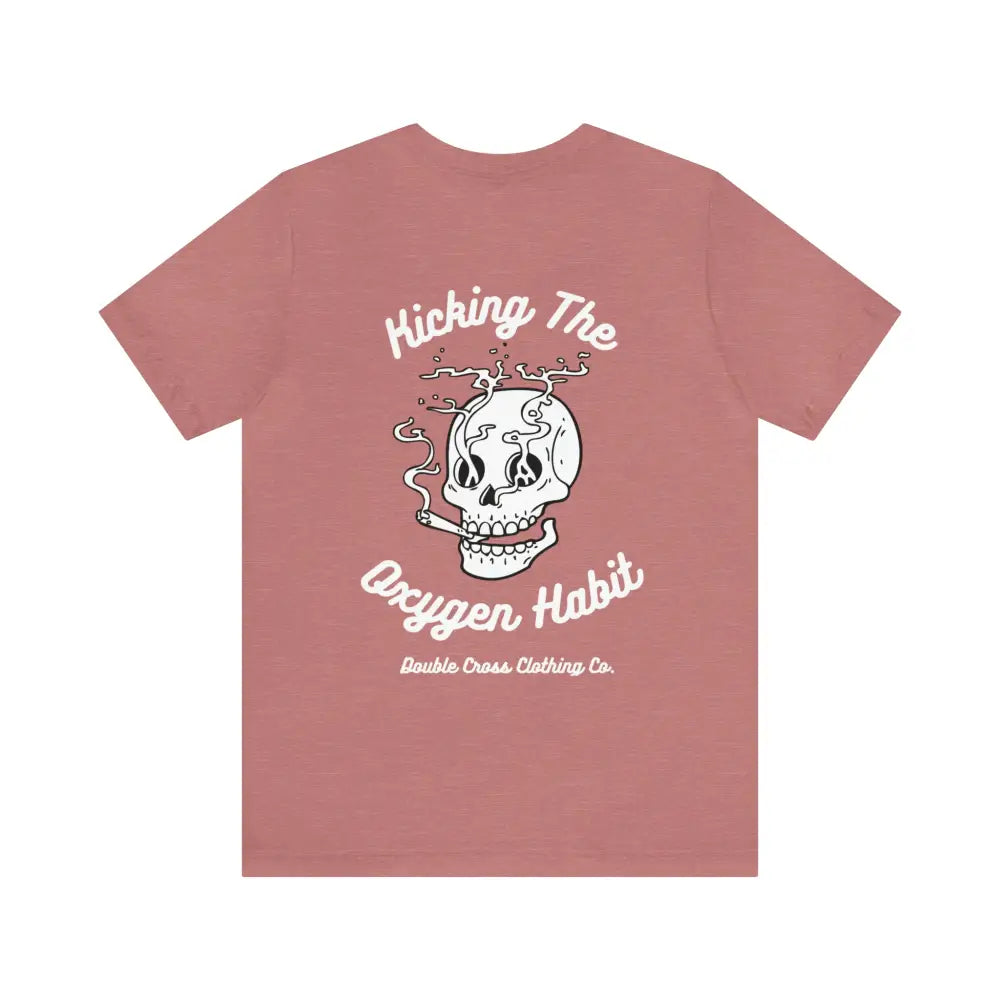 Kicking The Oxygen Habit T - Shirt Heather Mauve / Xs