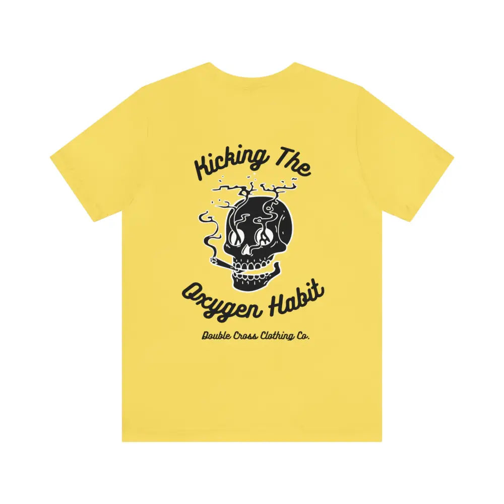 Kicking The Oxygen Habit T - Shirt Maize Yellow / 2Xl