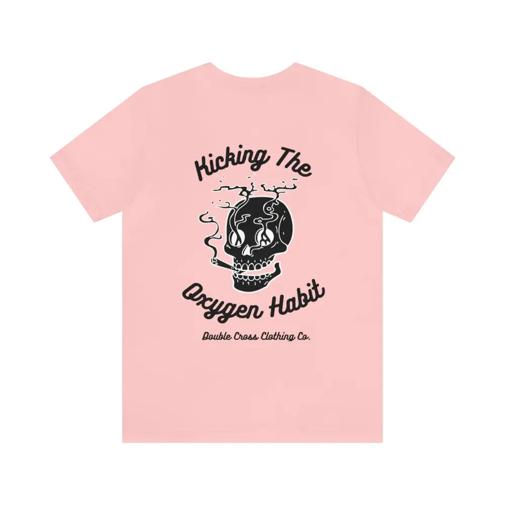 Kicking The Oxygen Habit T - Shirt Pink / Xs