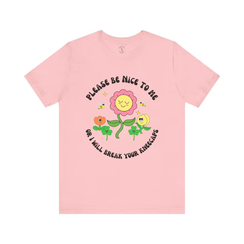 Kneecaps T - Shirt Pink / Xs