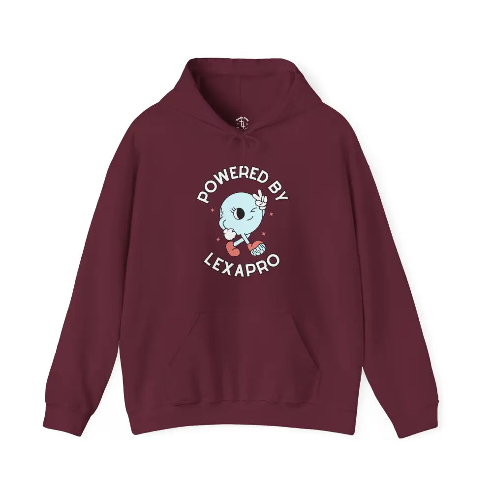 Lexapro Hoodie Maroon / S