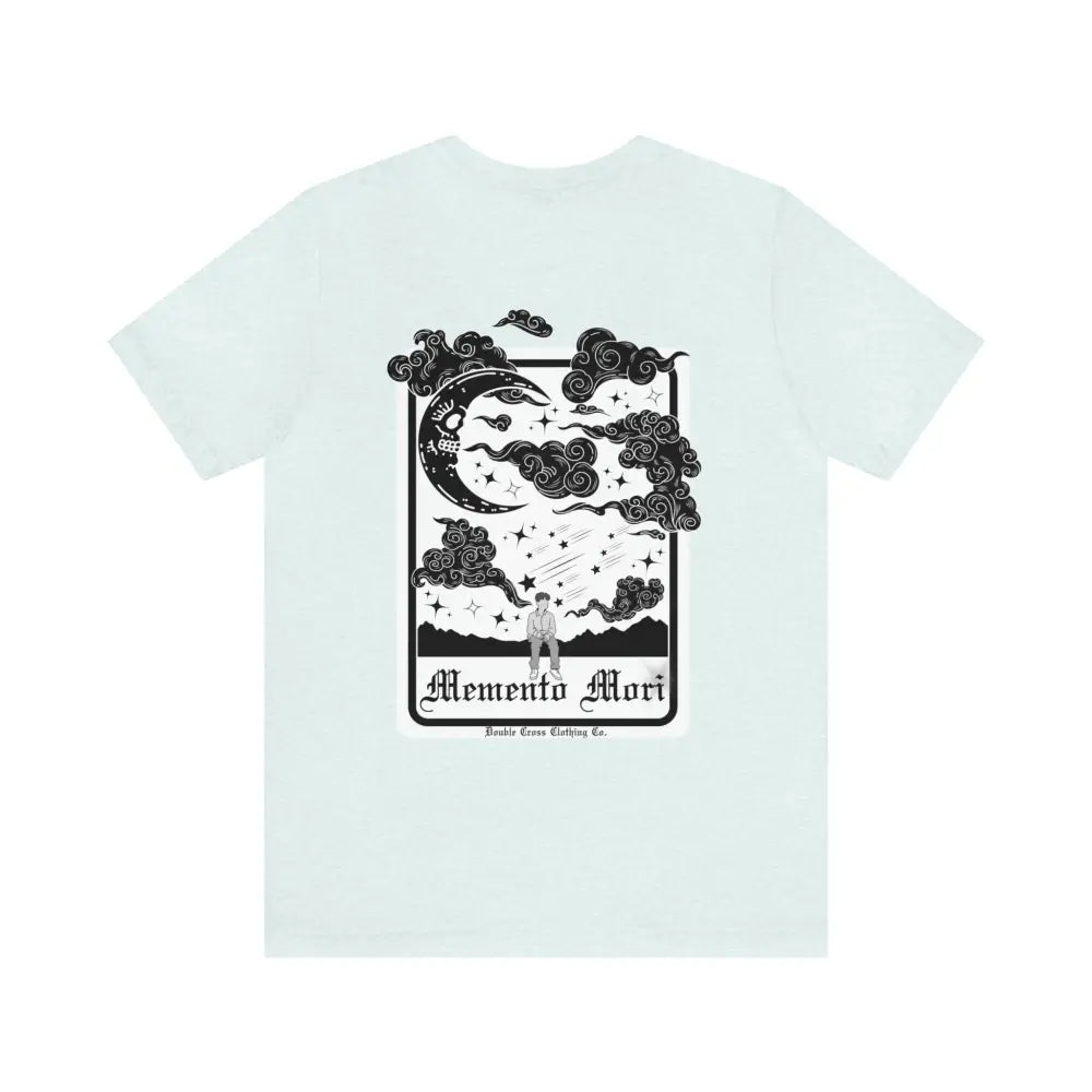 Memento Mori T-Shirt Heather Ice Blue / Xs