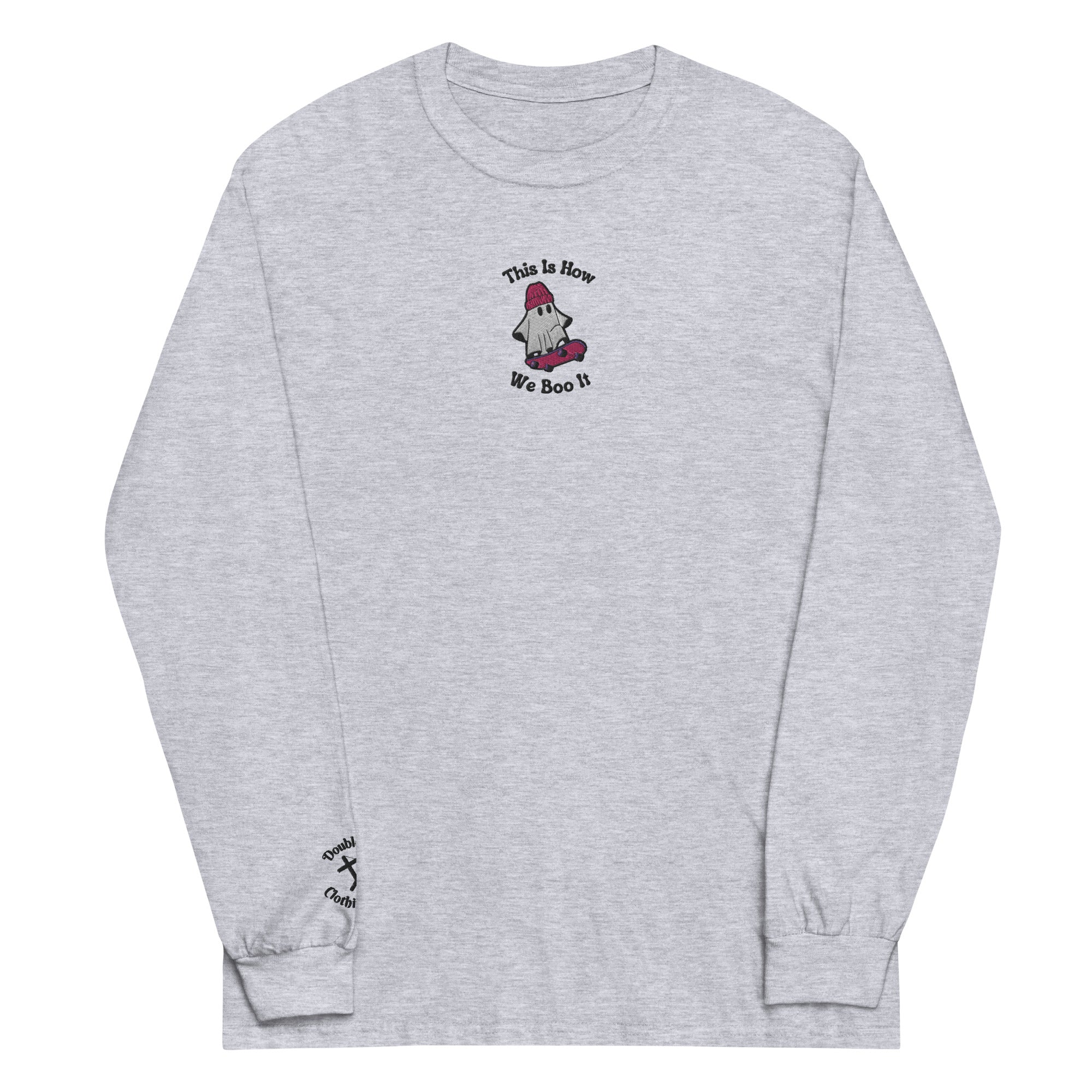 This Is How We Boo It Embroidered Long Sleeve T-Shirt