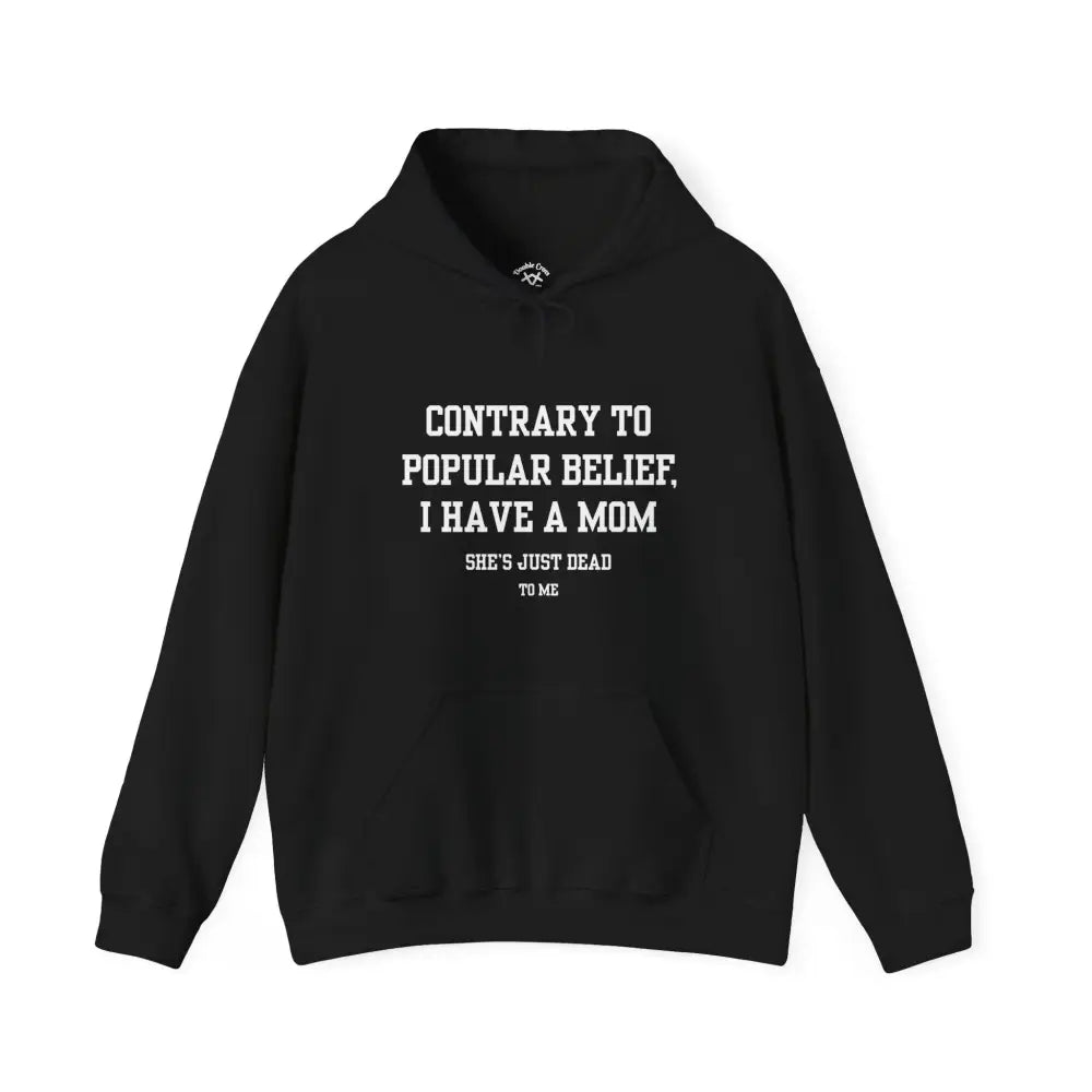 Mom’s Dead To Me Hoodie Black / S