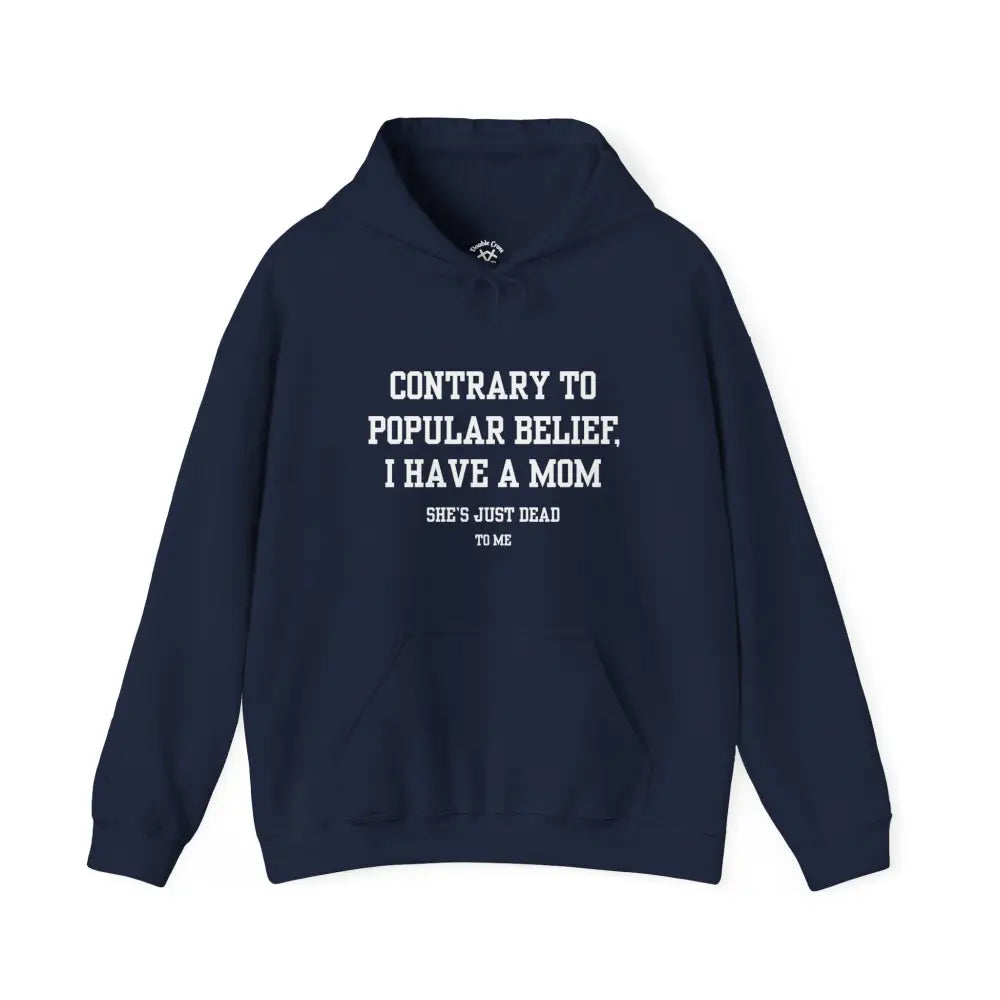 Mom’s Dead To Me Hoodie Navy / S