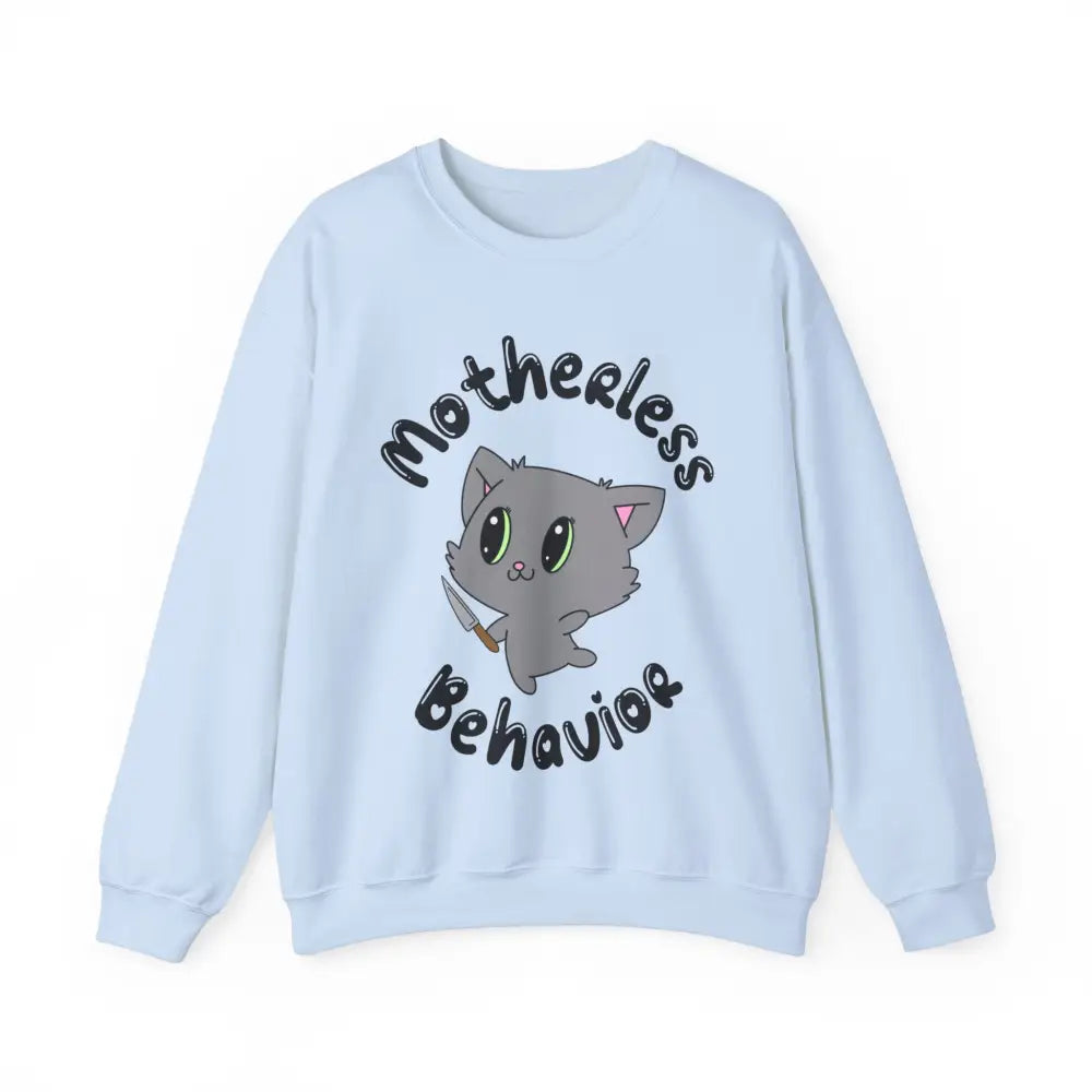 Motherless Behavior Crewneck S / Light Blue Sweatshirt