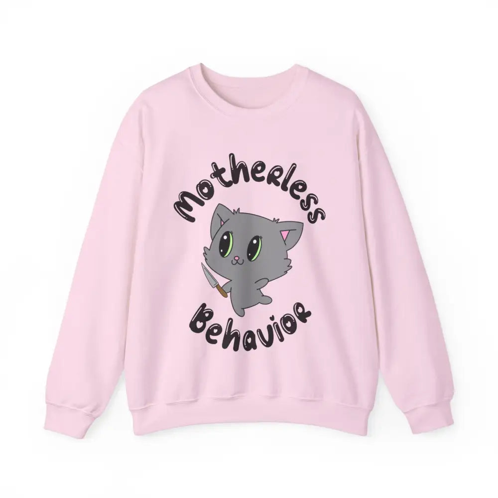 Motherless Behavior Crewneck S / Light Pink Sweatshirt