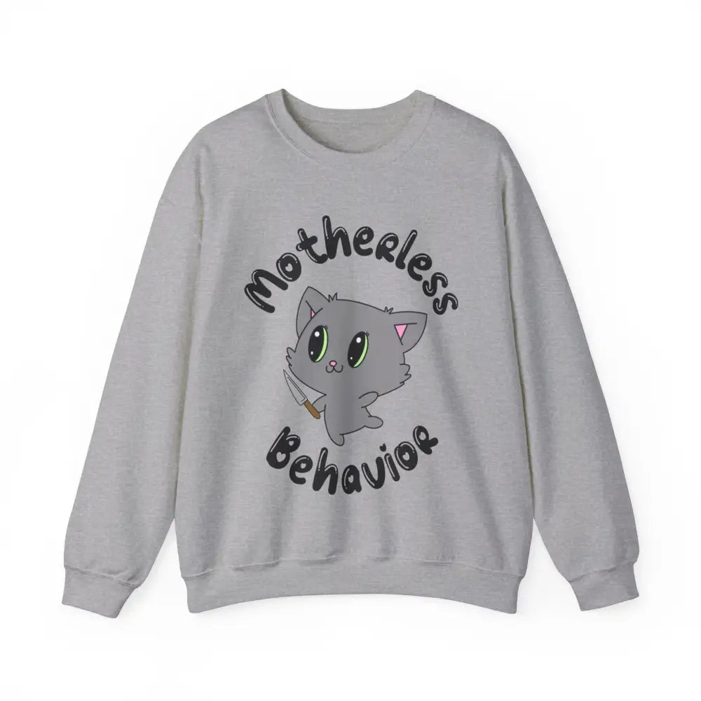 Motherless Behavior Crewneck S / Sport Grey Sweatshirt