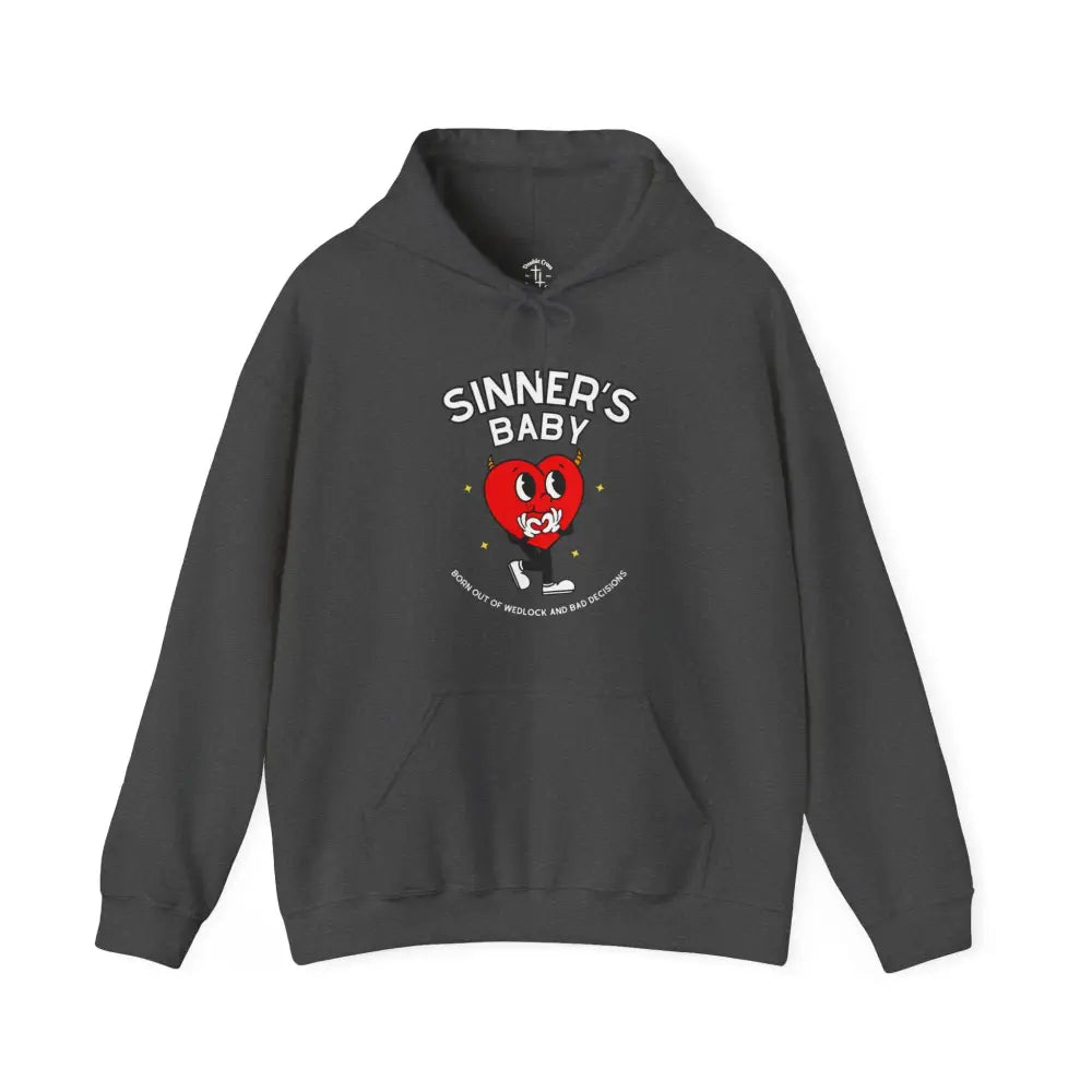 Sinner’s Baby Hoodie Dark Heather / S